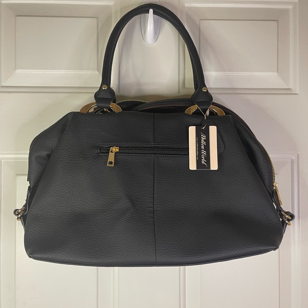 Mellow world black satchel. NWT